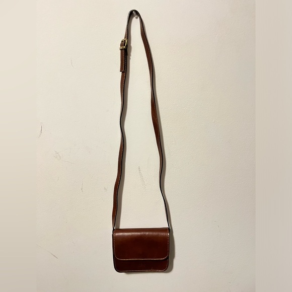 Rich Brown Italian Leather Bag 💼 - Picture 1 of 7